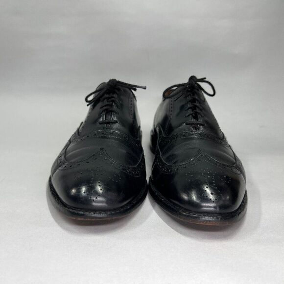 Allen Edmonds Men's Size 11D Chester Black Leather Wing Tip Dress Shoes - Picture 2 of 13